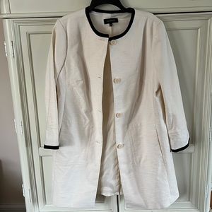 Cream spring coat